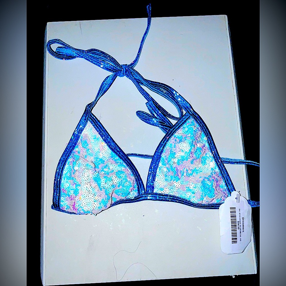 Sequin bikini rave/dancer top